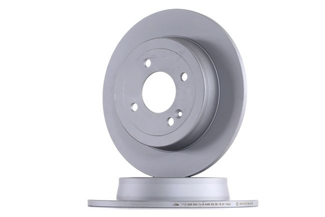ATE 24.0110-0398.1 Disco de freno Macizo, revestido, altamente carbonizado, 10,0mm HYUNDAI ACCENT ac 1998