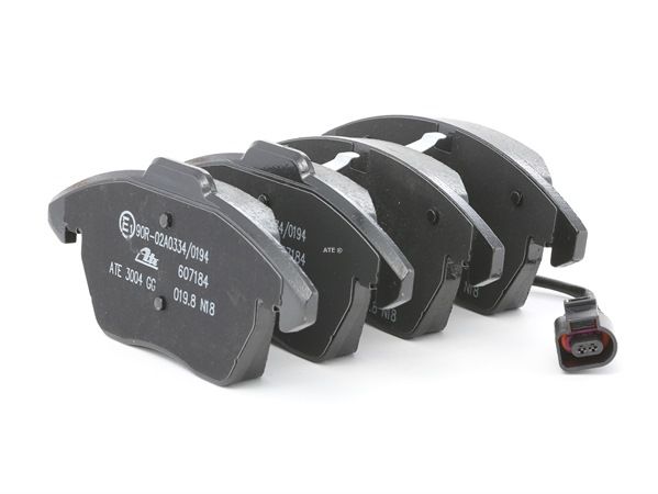 ATE 13.0460-7184.2 Bremsbelagsatz, Scheibenbremse inkl. Verschleißwarnkontakt, 155,1mm SEAT IBIZA Bj 1990