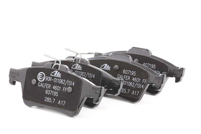 ATE 13.0460-7195.2 Bremsbelagsatz, Scheibenbremse nicht für Verschleißwarnanzeiger vorbereitet, exkl. Verschleißwarnkontakt FORD TRANSIT CONNECT Bj 2000