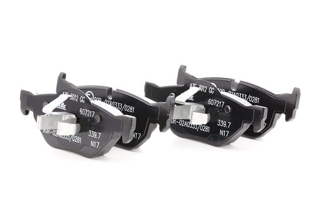 ATE Juego de pastillas de freno 13.0460-7217.2 preparado para indicador desgaste, excl. contacto de avisador de desgaste, 123,0mm para BMW 3 Cabrio (E93) ac 2008