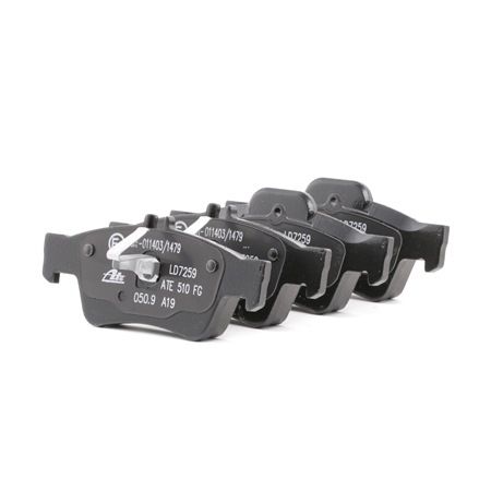ATE 13.0470-7259.2 Kit de plaquettes de frein, frein à disque préparé pour indicateur d'usure, contact de signal d'usure exclu, 141,1mm MERCEDES-BENZ Classe S ac 1992