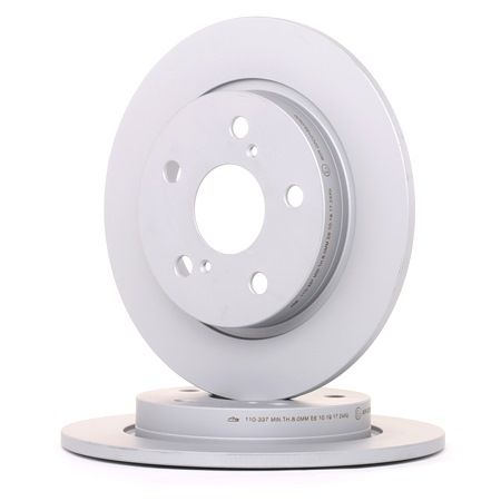 ATE 24.0110-0337.1 Disco de freno Macizo, revestido, 9,9mm TOYOTA COROLLA ac 1989