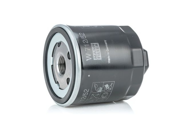 MANN-FILTER Oliefilter W 712/52 Opschroeffilter, Met een terugloopbeveiligingskleppen voor SEAT Altea XL (5P5, 5P8) bj 2014