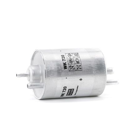 MANN-FILTER Filtre à carburant WK 720 Filtre de conduite, avec régulateur de pression intégré, 160mm pour MERCEDES-BENZ Classe C Berline (W202) ac 1998