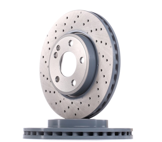 FEBI BILSTEIN Disque de frein 44188 Essieu avant, poinçonné/ventilé, 37, 9, 28mm pour MERCEDES-BENZ CLA Coupé (C117) ac 2013