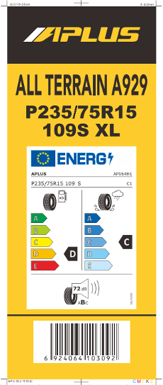 tyres params tooltip