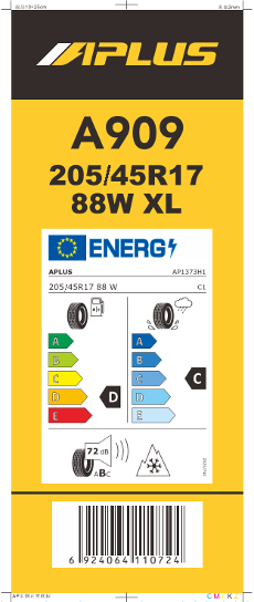 tyres params tooltip